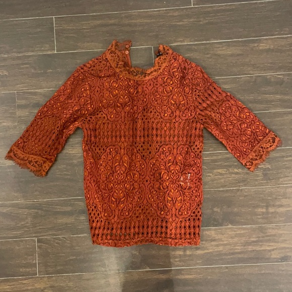 Zara Lace Top Size XS - Picture 1 of 3